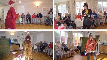 Frantic Theatre delights Residents at Hayes care home